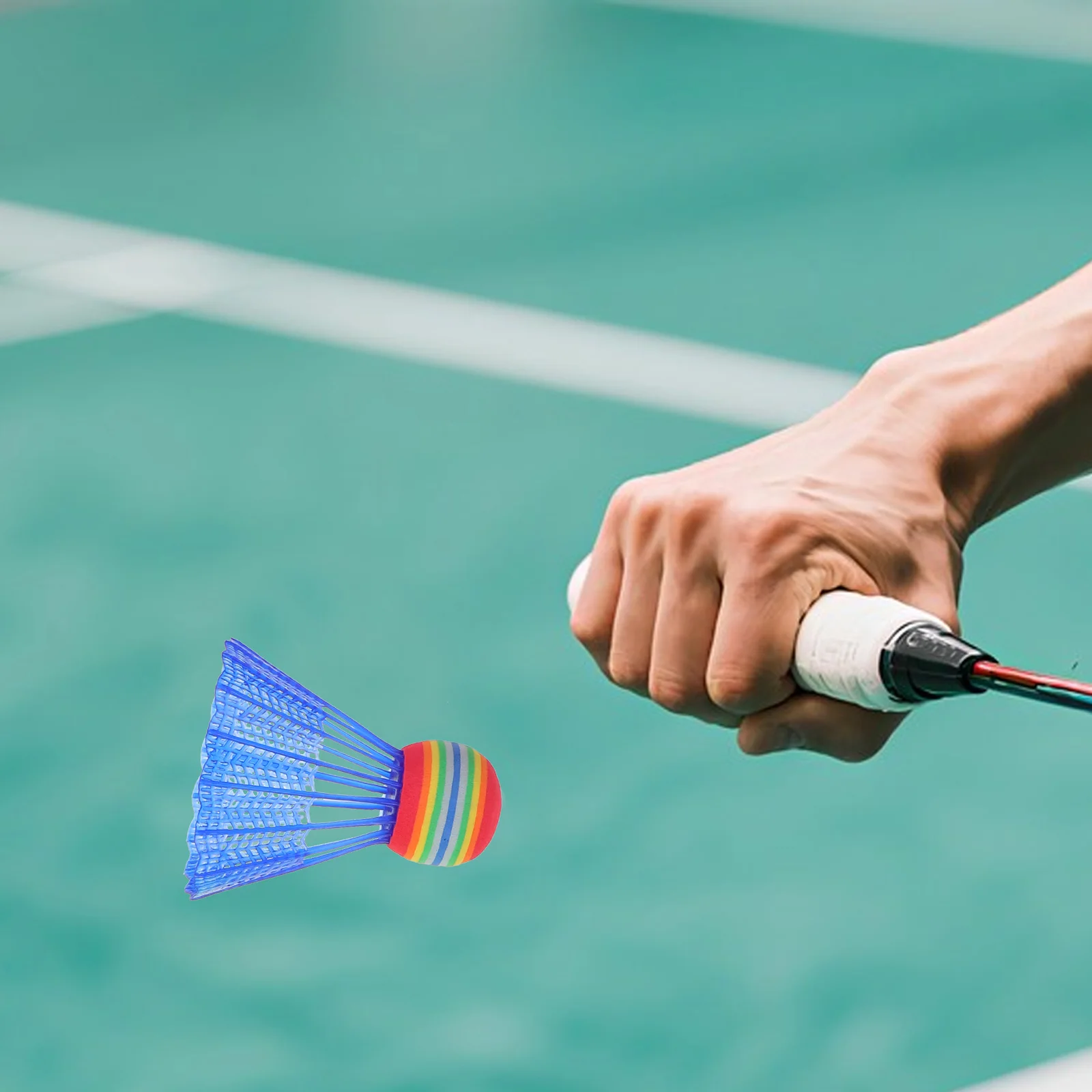 32pcs Children's Colorful Badminton Shuttlecocks Rainbow Design Easy Hitting Lightweight Foam Training Outdoor Indoor for Kids
32pcs Children's Colorful Badminton Shuttlecocks Rainbow Design Easy Hitting Lightweight Foam Training Outdoor Indoor for Kids
