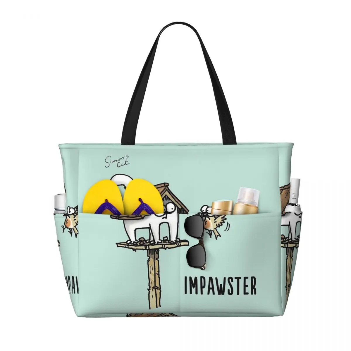 Cartoon Simons Cats Beach Tote Bag Sport Gym Yoga Duffle Large Tote Bag Women Travel Bag Fitness bag
Cartoon Simons Cats Beach Tote Bag Sport Gym Yoga Duffle Large Tote Bag Women Travel Bag Fitness bag