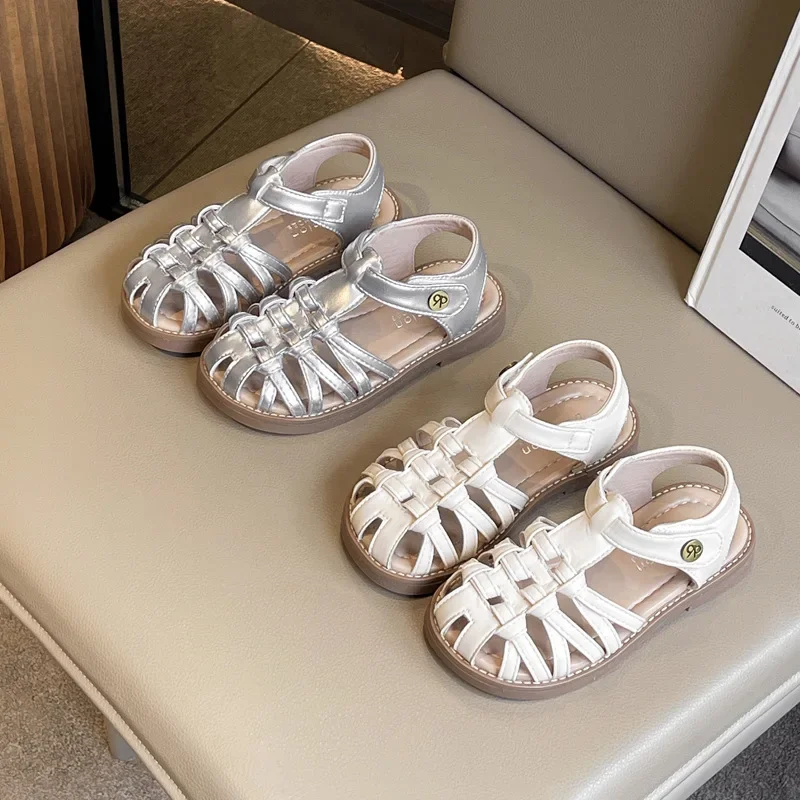 New 2025 Children's Sandals for Girls Shoes for Kids Gladiator Summer Soft Flat Heels Beach Princess Fashion Cut-Outs Weave Shoe
New 2025 Children's Sandals for Girls Shoes for Kids Gladiator Summer Soft Flat Heels Beach Princess Fashion Cut-Outs Weave Shoe