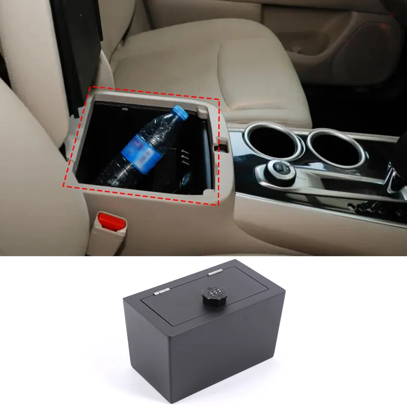For Nissan Pathfinder 2013-2018 aluminum alloy black Car Armrest Storage Privacy Password Lock Security Safe Box Car Accessories
For Nissan Pathfinder 2013-2018 aluminum alloy black Car Armrest Storage Privacy Password Lock Security Safe Box Car Accessories