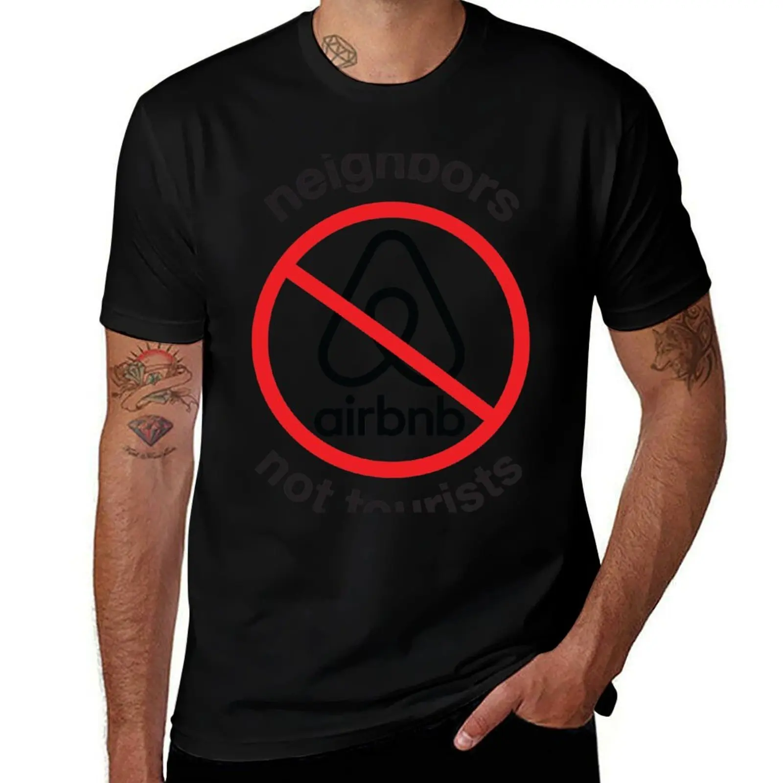 ANTI-AIRBNB - Neighbors Not Tourists T-Shirt Luxury man tops anime clothes rapper graphic tees mens graphic t-shirts anime
ANTI-AIRBNB - Neighbors Not Tourists T-Shirt Luxury man tops anime clothes rapper graphic tees mens graphic t-shirts anime