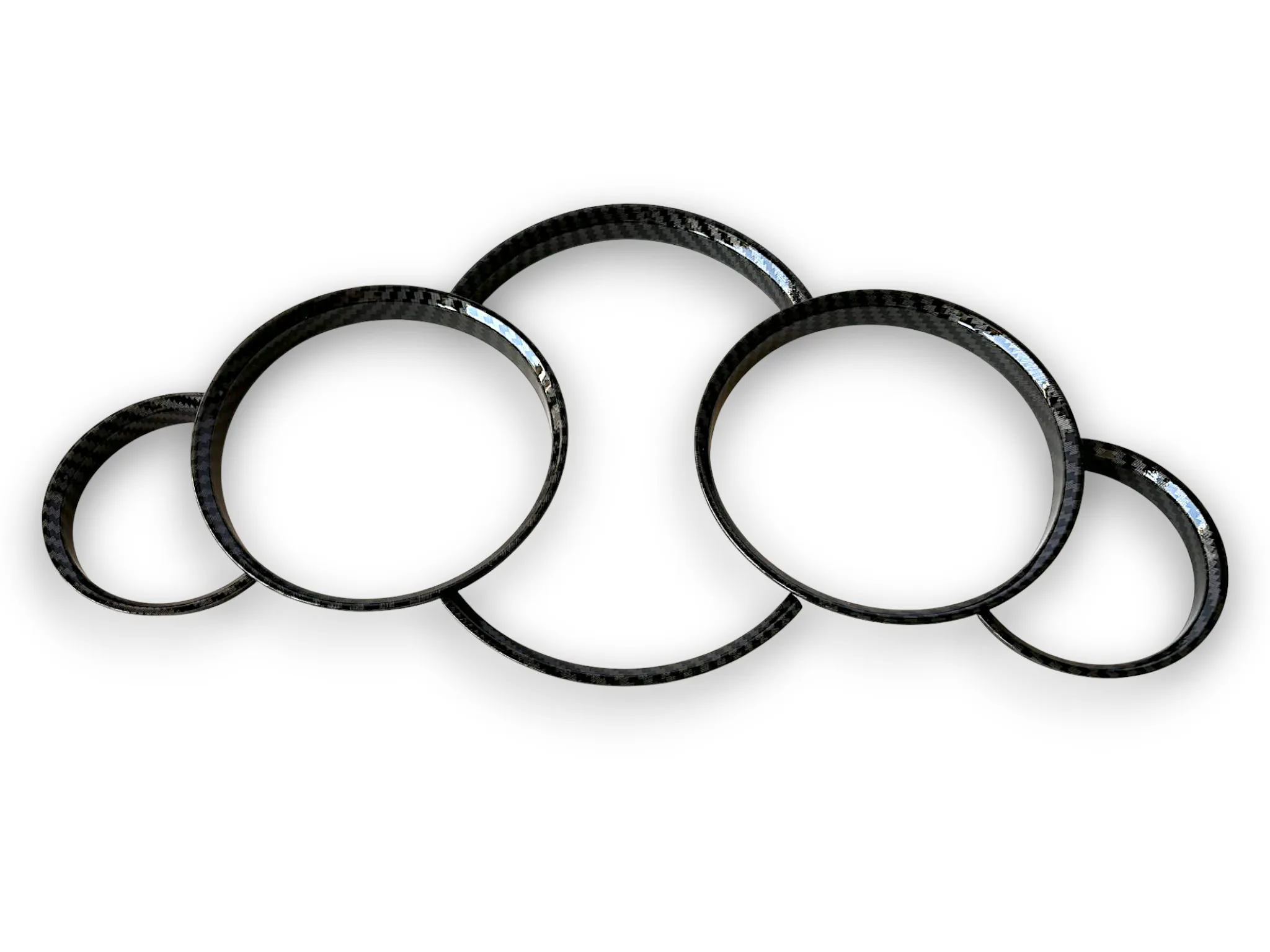 Gloss Carbon Fiber Print Dashboard Dial Gauge Rings Bezel Trim for Porsche Cayenne 955 957 9PA
Gloss Carbon Fiber Print Dashboard Dial Gauge Rings Bezel Trim for Porsche Cayenne 955 957 9PA