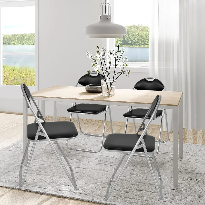 4-Pack Folding Chairs Set or Desks Home Office Steel Guest Reception Party Poker Stackable Conference Chairs Pack of 4
4-Pack Folding Chairs Set or Desks Home Office Steel Guest Reception Party Poker Stackable Conference Chairs Pack of 4