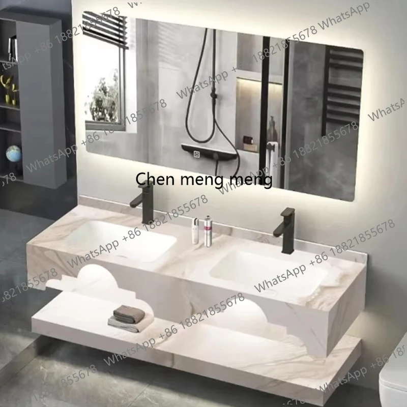Modern Seamless Integrated Bathroom Vanity Cabinet with Slab Stone Basin Wall-Mounted Storage 2026 New Model Furniture Design
Modern Seamless Integrated Bathroom Vanity Cabinet with Slab Stone Basin Wall-Mounted Storage 2026 New Model Furniture Design