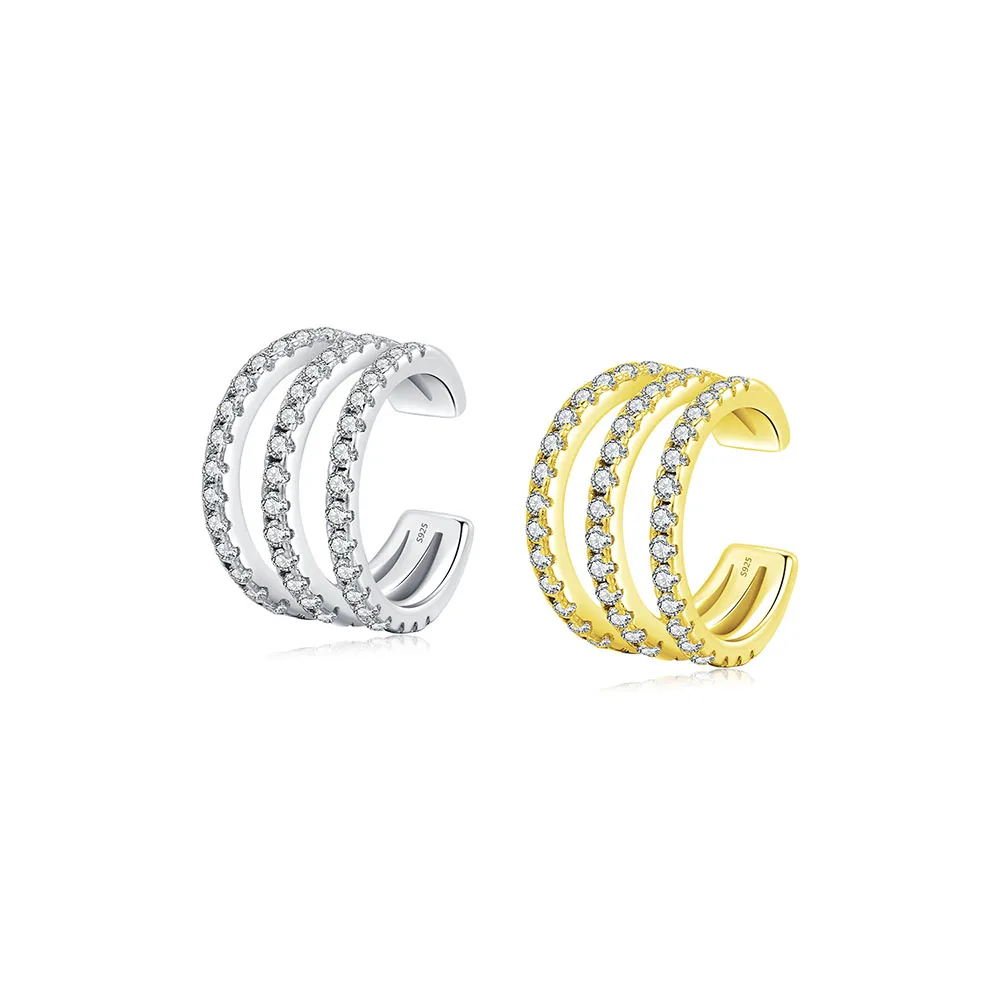 Apexelle Brand Trendy Jewelry 925 Sterling Silver Earrings For Women Multi Layer Zircon Inlay Ear Cuff Fine Jewelry
Apexelle Brand Trendy Jewelry 925 Sterling Silver Earrings For Women Multi Layer Zircon Inlay Ear Cuff Fine Jewelry