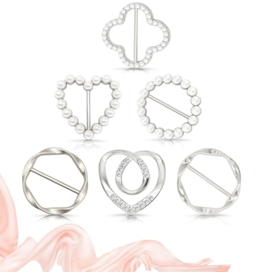 Scarf Rings Shirt Clips, T-Shirt Tie Clips for Women, Cute Scarf Ring and Slides for Scarves, Clothing Accessories
Scarf Rings Shirt Clips, T-Shirt Tie Clips for Women, Cute Scarf Ring and Slides for Scarves, Clothing Accessories