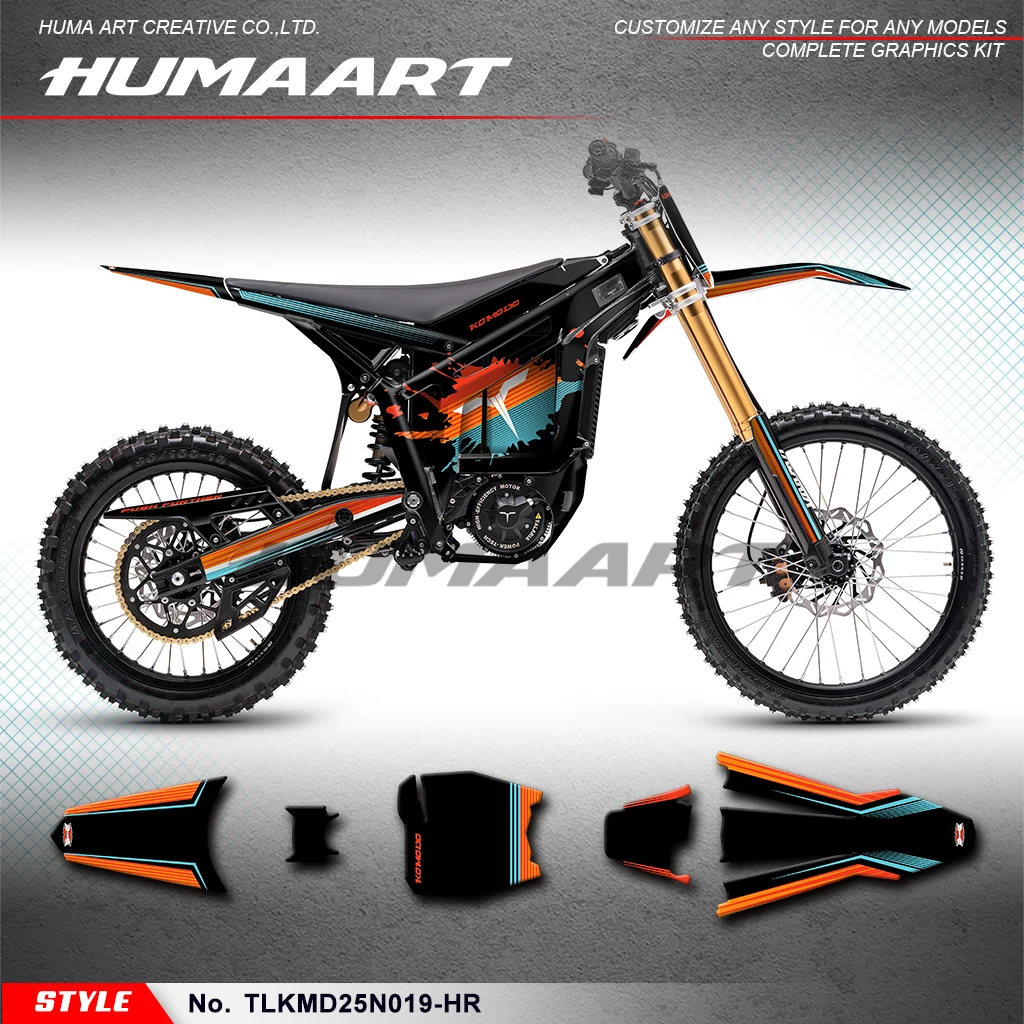Наклейки на мотоцикл HUMAART Racing для TALARIA KOMODO, аксессуары, номер стиля TLKMD25N019-HR
Наклейки на мотоцикл HUMAART Racing для TALARIA KOMODO, аксессуары, номер стиля TLKMD25N019-HR