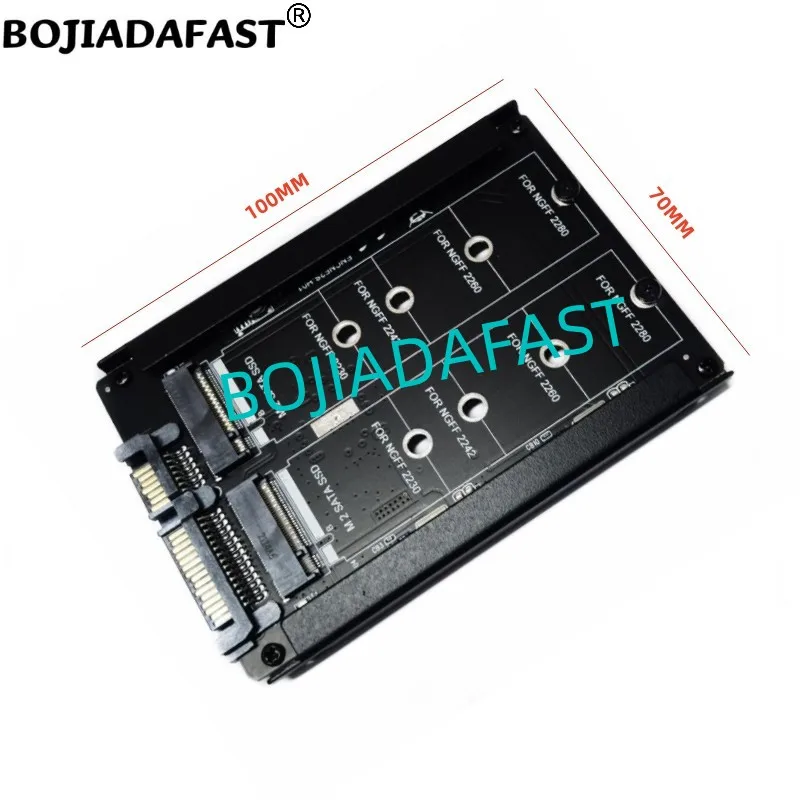 SATA 3.0 22PIN Interface To 2 Ports M.2 NGFF Key-B JBOD SATA SSD Adapter Card 6Gbps
SATA 3.0 22PIN Interface To 2 Ports M.2 NGFF Key-B JBOD SATA SSD Adapter Card 6Gbps