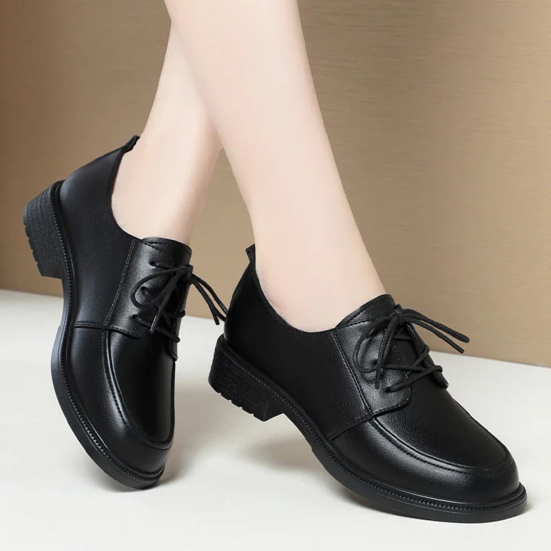 3cm All Match Comfortable Breathable Shallow Soft Leather Shoes Women Flats 2026 Fall Casual Shoes Moccasins Black for Mom Work
3cm All Match Comfortable Breathable Shallow Soft Leather Shoes Women Flats 2026 Fall Casual Shoes Moccasins Black for Mom Work