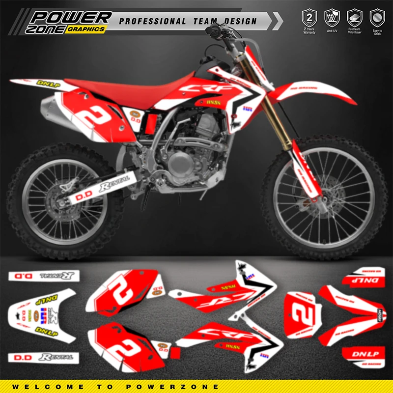 PowerZone полный набор графических фонов, наклейки для мотоциклов, наборы наклеек для HONDA CRF CRF150R 2020-2007 150cc
PowerZone полный набор графических фонов, наклейки для мотоциклов, наборы наклеек для HONDA CRF CRF150R 2020-2007 150cc