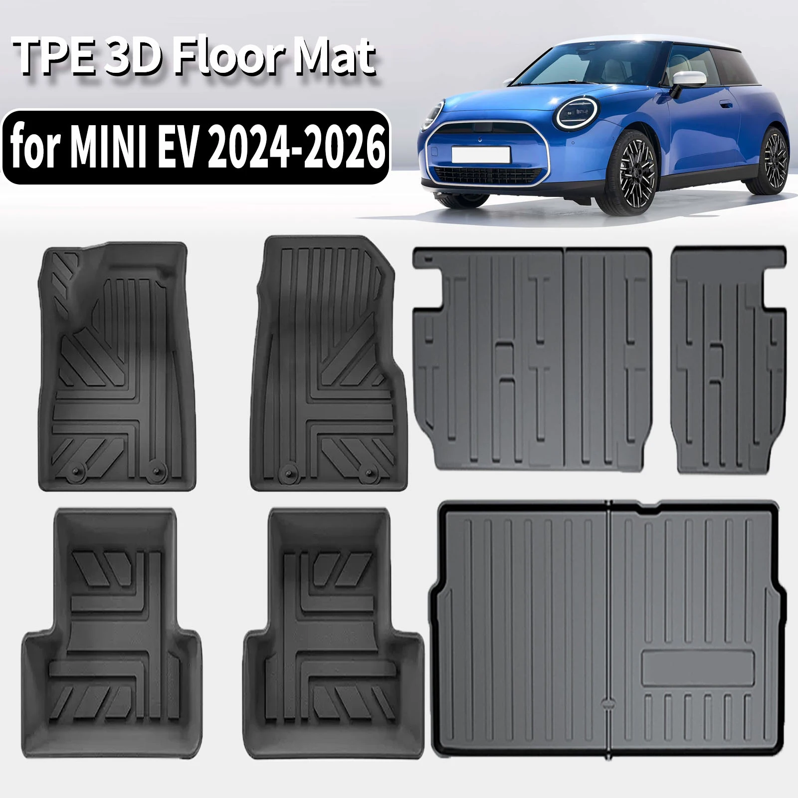 for MINI COOPER EV SE J01 2026-2024 2Door Eco-Friendly TPE Floor Mats Non-Slip Dustproof Car Interior Accessories
for MINI COOPER EV SE J01 2026-2024 2Door Eco-Friendly TPE Floor Mats Non-Slip Dustproof Car Interior Accessories