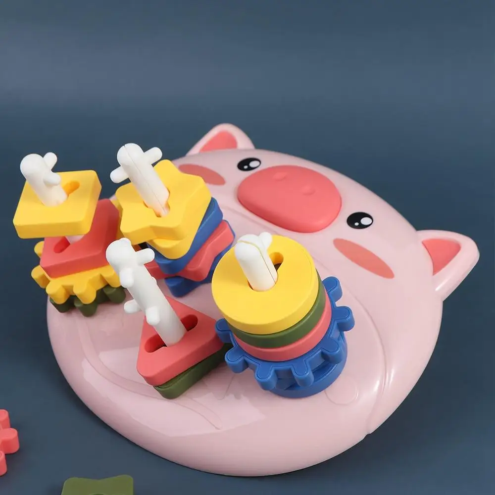Activity Toys Pig Gear Building Blocks Toy Geometric ABS Colorful Shape Cognition Toy Piggy Shape Matching Shape Sorting Board
Activity Toys Pig Gear Building Blocks Toy Geometric ABS Colorful Shape Cognition Toy Piggy Shape Matching Shape Sorting Board