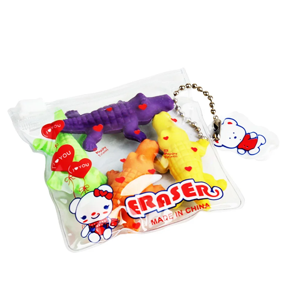 4pcs Shaped Erasers Cute Cartoon Animal Design for Kids School Supplies Mini Student Novelty Erasers Toys
4pcs Shaped Erasers Cute Cartoon Animal Design for Kids School Supplies Mini Student Novelty Erasers Toys