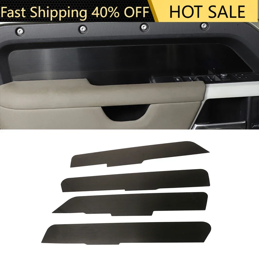 Car Inner Door For Land Rover Defender 2021 Protect inner panel Stainless Steel Decoration Panel Sticker Interior Accessories
Car Inner Door For Land Rover Defender 2021 Protect inner panel Stainless Steel Decoration Panel Sticker Interior Accessories