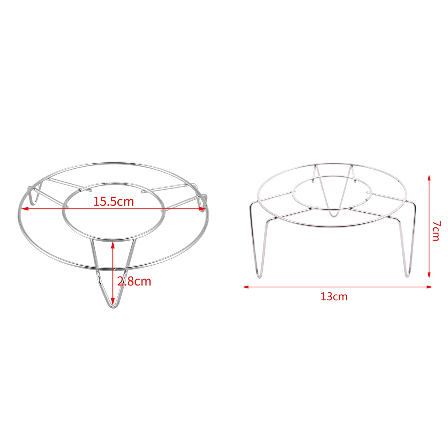 -ABLP 2X Stainless Steel Round Steamer Steam Rack Kitchen Cooking 6 Inch Dia & 3 Inch High
-ABLP 2X Stainless Steel Round Steamer Steam Rack Kitchen Cooking 6 Inch Dia & 3 Inch High