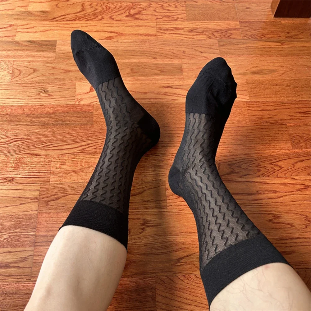 Formal Business Socks Dress Tube Socks Formal Events Breathable Wave Pattern Socks Breathable Socks Lightweight
Formal Business Socks Dress Tube Socks Formal Events Breathable Wave Pattern Socks Breathable Socks Lightweight