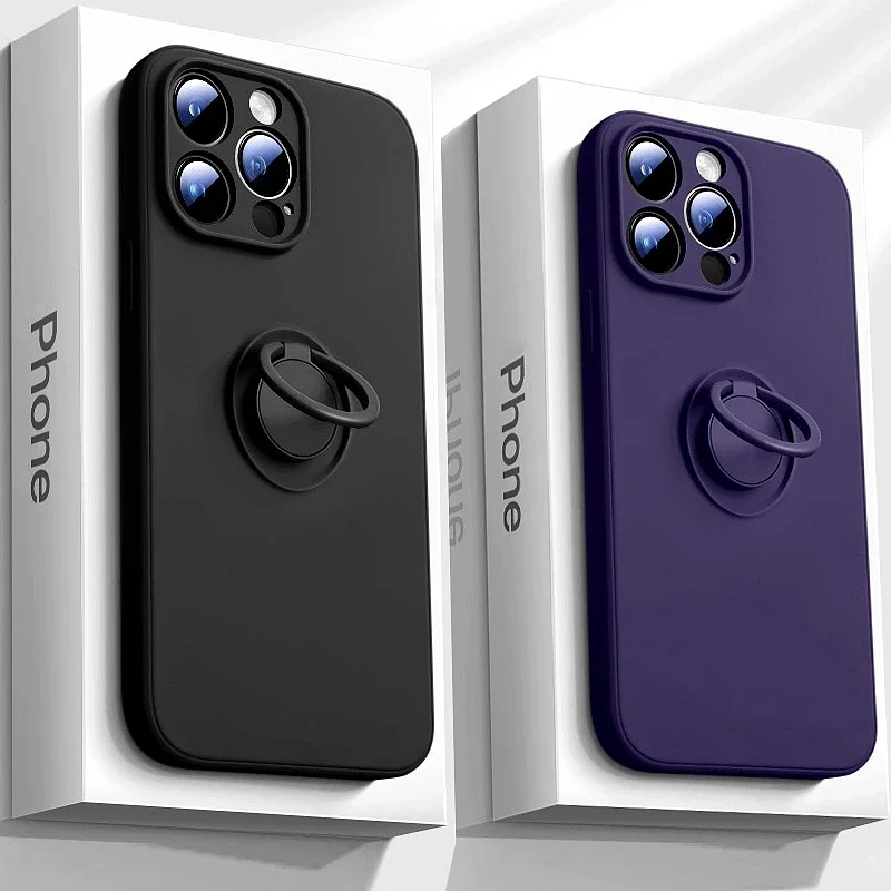 Pop Luxury Liquid Silicone Ring Holder Case For IPhone 15 14 13 12 11 16 Pro Max X XR XS Max 7 8 Plus Bumper Cover
Pop Luxury Liquid Silicone Ring Holder Case For IPhone 15 14 13 12 11 16 Pro Max X XR XS Max 7 8 Plus Bumper Cover