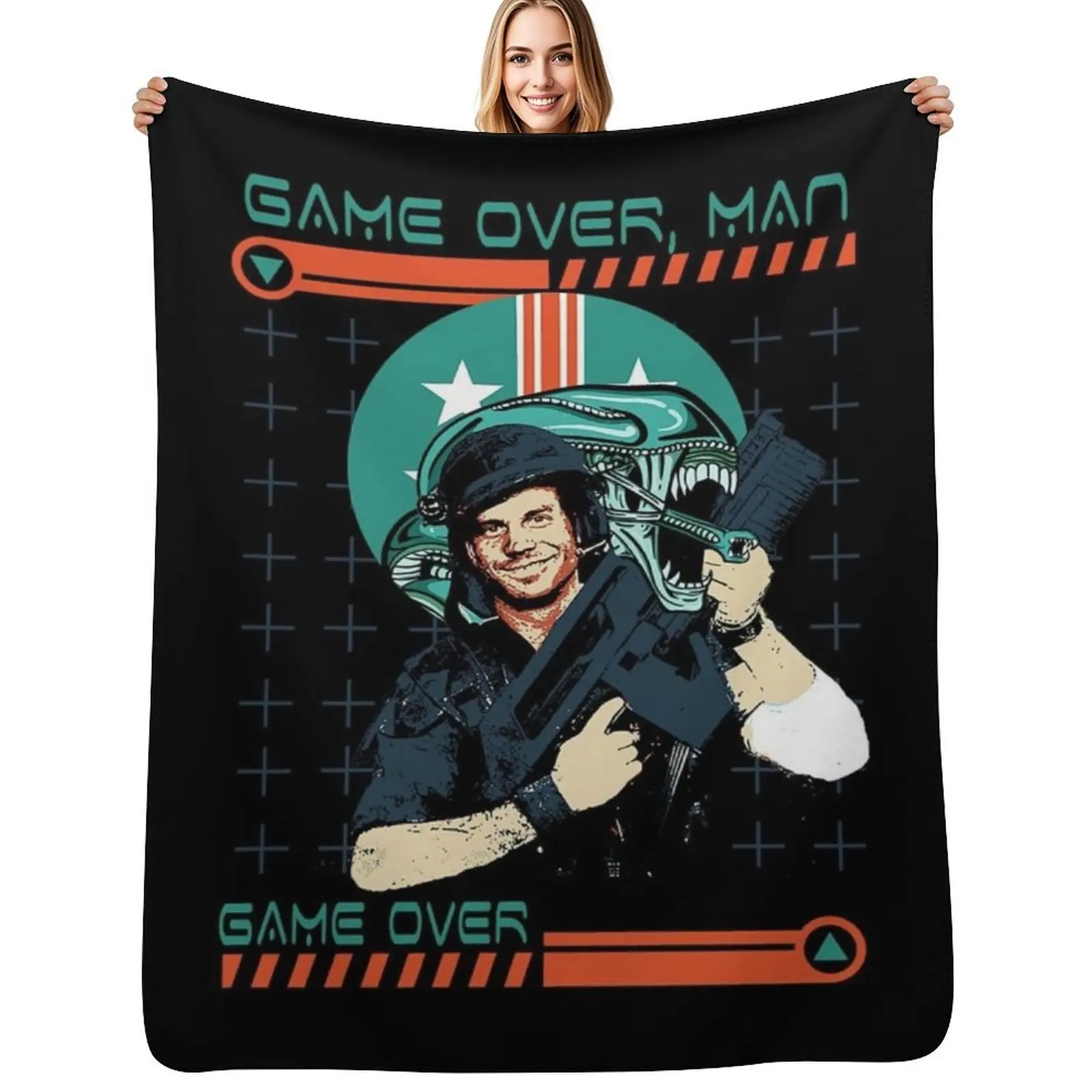 Aliens Game Over Man Throw Blanket Stylish Warm Blanket for Living Room Bedroom
Aliens Game Over Man Throw Blanket Stylish Warm Blanket for Living Room Bedroom