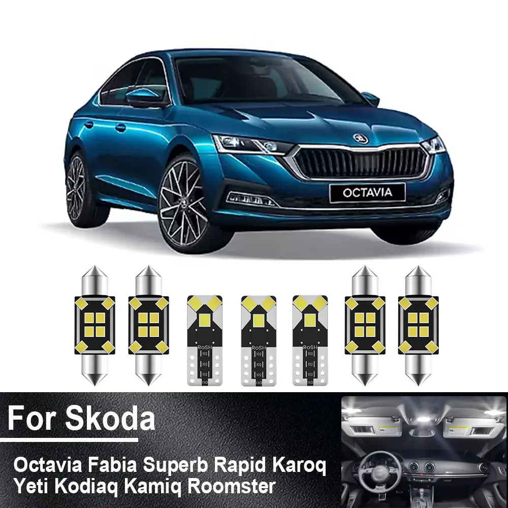 Vehicle Canbus LED Interior Dome Map Reading Light Kit For Skoda Octavia Superb Rapid Yeti Roomster Kodiaq Karoq MK1 MK2 MK3
Vehicle Canbus LED Interior Dome Map Reading Light Kit For Skoda Octavia Superb Rapid Yeti Roomster Kodiaq Karoq MK1 MK2 MK3