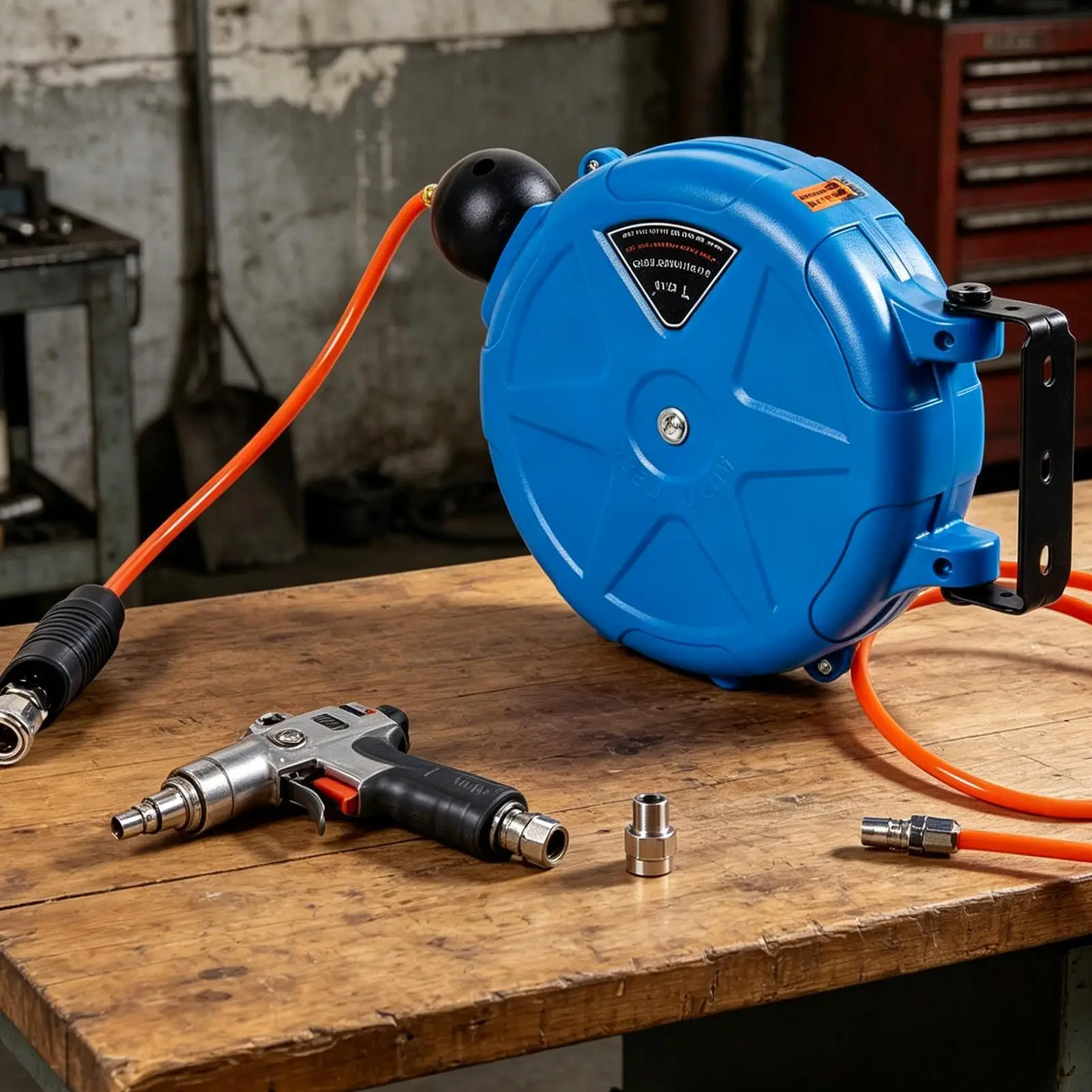 Wall Mounted Air Compressor Reel,32.8ft Heavy Duty Auto Rewind Hose Reel,Sturdy Equipment For Workshop Repair And Tool Maintenan
Wall Mounted Air Compressor Reel,32.8ft Heavy Duty Auto Rewind Hose Reel,Sturdy Equipment For Workshop Repair And Tool Maintenan