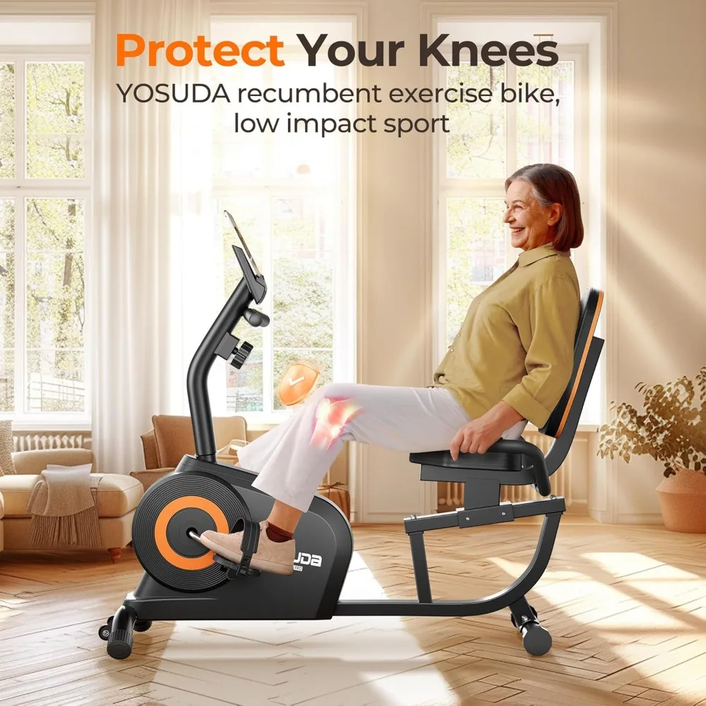 Recumbent Exercise Bike for Adults Seniors with Quick Adjust Seat, 350LB Capacity & 16-level Resistance
Recumbent Exercise Bike for Adults Seniors with Quick Adjust Seat, 350LB Capacity & 16-level Resistance
