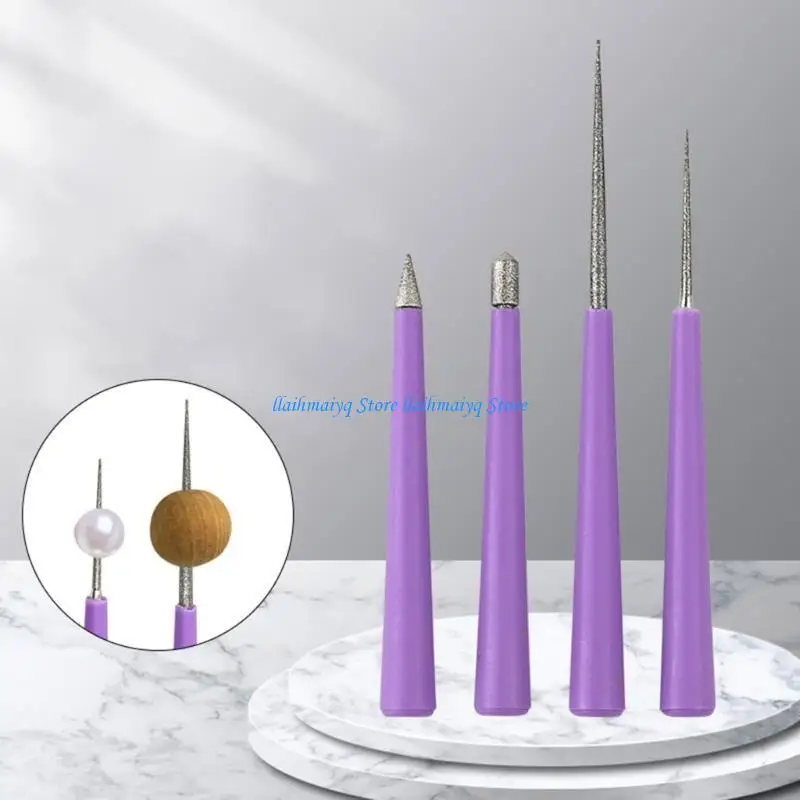 573B 4x Burr Beading Hole Enlarger Tool DIY Jewelry Accessories Diamond Bead Reamer
573B 4x Burr Beading Hole Enlarger Tool DIY Jewelry Accessories Diamond Bead Reamer