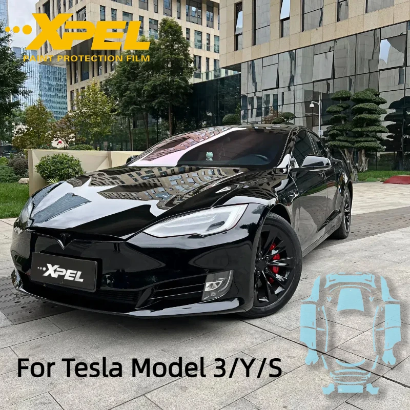 XPEL PPF Glossy Black Brightens gloss Scratch-resistant, self-repairing TPU material Tesla Model 3/Y/S Paint Protection Film
XPEL PPF Glossy Black Brightens gloss Scratch-resistant, self-repairing TPU material Tesla Model 3/Y/S Paint Protection Film
