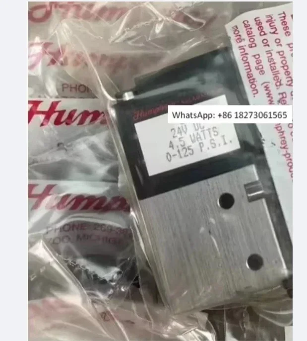 1psc solenoid valve 310 24VDC 4.5 WATTS 0-125 P.S.I
1psc solenoid valve 310 24VDC 4.5 WATTS 0-125 P.S.I