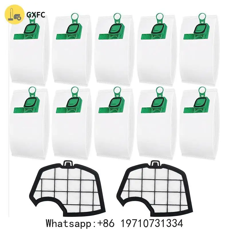 10Pcs Vacuum Cleaner Bags For Vorwerk Kobold VK140 VK150 FP140 FP150 With 2 Filters
10Pcs Vacuum Cleaner Bags For Vorwerk Kobold VK140 VK150 FP140 FP150 With 2 Filters