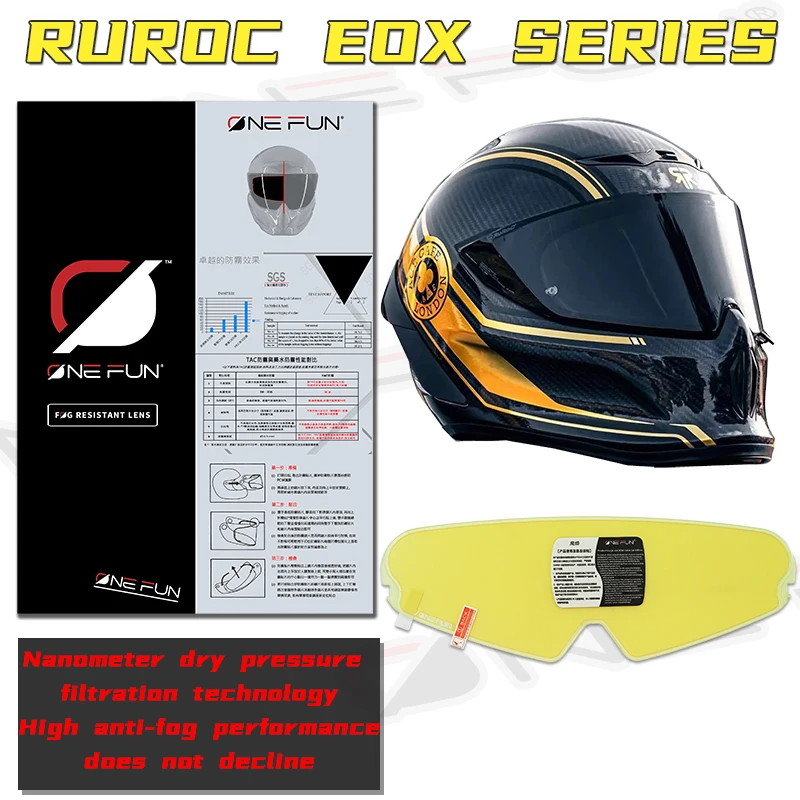 Motorcycle Helmet Anti Fog Visor for RUROC ATLAS 3.0 4.0 EOX Helmet Accessories Face Shield Pin Anti Fog Lock Lens Film Parts
Motorcycle Helmet Anti Fog Visor for RUROC ATLAS 3.0 4.0 EOX Helmet Accessories Face Shield Pin Anti Fog Lock Lens Film Parts