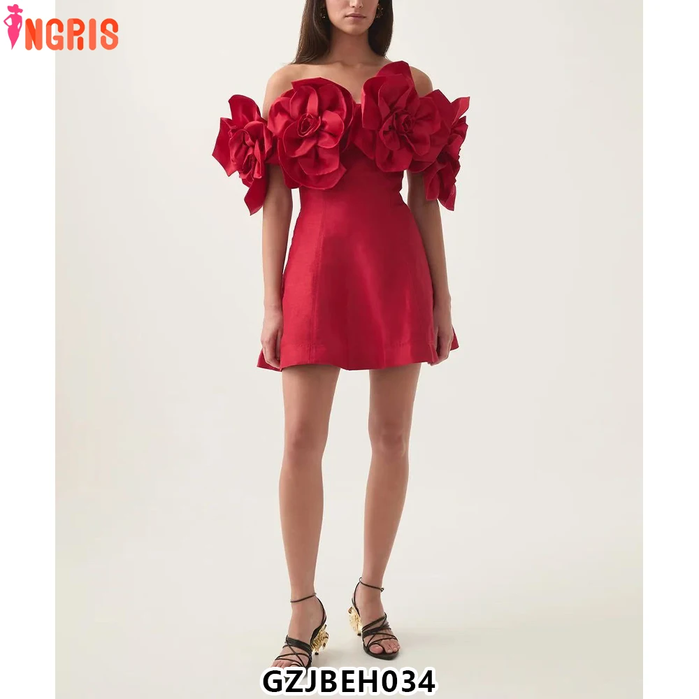 2025 spring new line collar hand nail flower three-dimensional A-line skirt short dress-GZJBEH034
2025 spring new line collar hand nail flower three-dimensional A-line skirt short dress-GZJBEH034