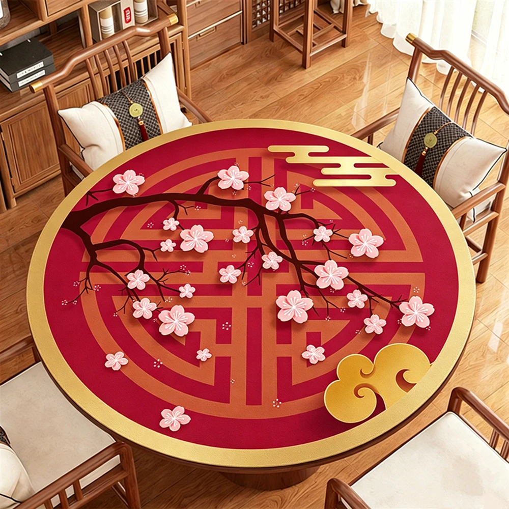 Round Thickened Rubber Mahjong Table Mat Texas Hold'em Poker Baccarat Game Table Mat Available Silent Non-slip Tablecloth
Round Thickened Rubber Mahjong Table Mat Texas Hold'em Poker Baccarat Game Table Mat Available Silent Non-slip Tablecloth