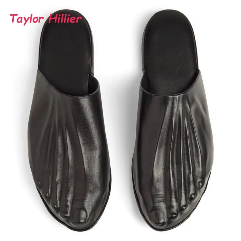 Metallic Toe Embossed Mules Women Chic Slip On Leather Slide Sandals Ladies Classy Round Toe Unique Design Casual Summer Slides
Metallic Toe Embossed Mules Women Chic Slip On Leather Slide Sandals Ladies Classy Round Toe Unique Design Casual Summer Slides