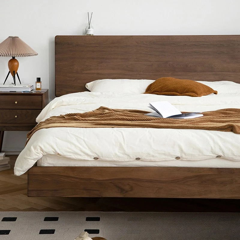 North American black walnut furniture Nordic solid wood bed 1.5 meters retro master bedroom 1.8 suspended double
North American black walnut furniture Nordic solid wood bed 1.5 meters retro master bedroom 1.8 suspended double