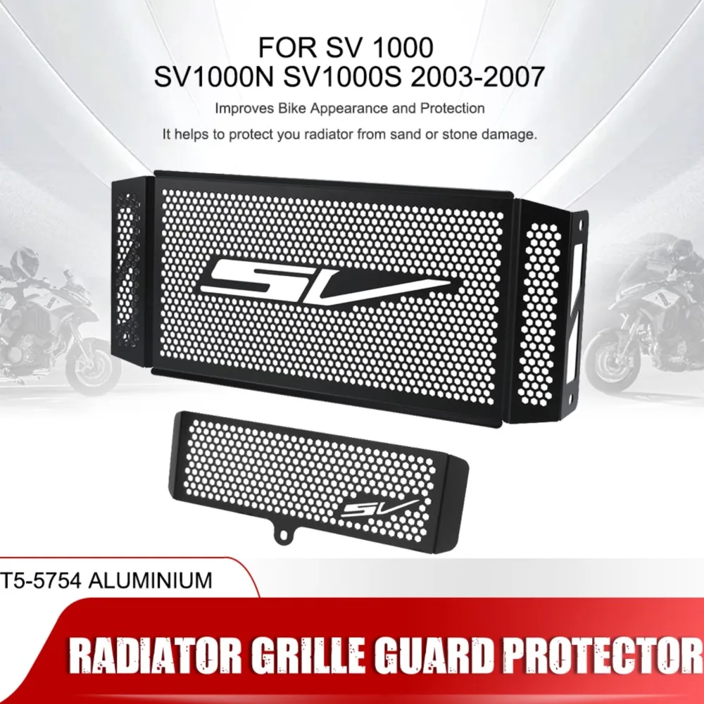 For Suzuki SV 1000 SV1000N SV1000S 2003 2004 2005 2006 2007 Motorcycle Radiator Guard Grille Cover Cooler Grill Protective
For Suzuki SV 1000 SV1000N SV1000S 2003 2004 2005 2006 2007 Motorcycle Radiator Guard Grille Cover Cooler Grill Protective