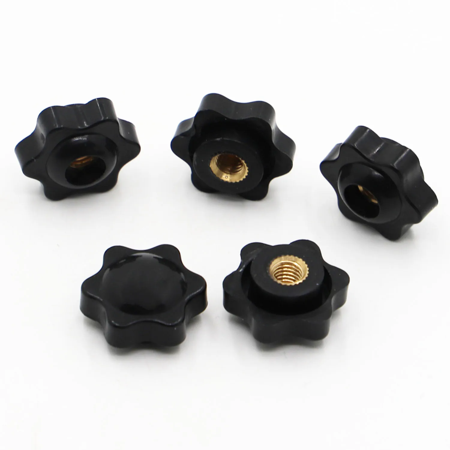 M4 M5 M6 M8 M10 M12 Plum Nut Mechanical Black Thumb Nut Knob Manual Nut Thermoplastic Brass Thread With and Without Holes
M4 M5 M6 M8 M10 M12 Plum Nut Mechanical Black Thumb Nut Knob Manual Nut Thermoplastic Brass Thread With and Without Holes