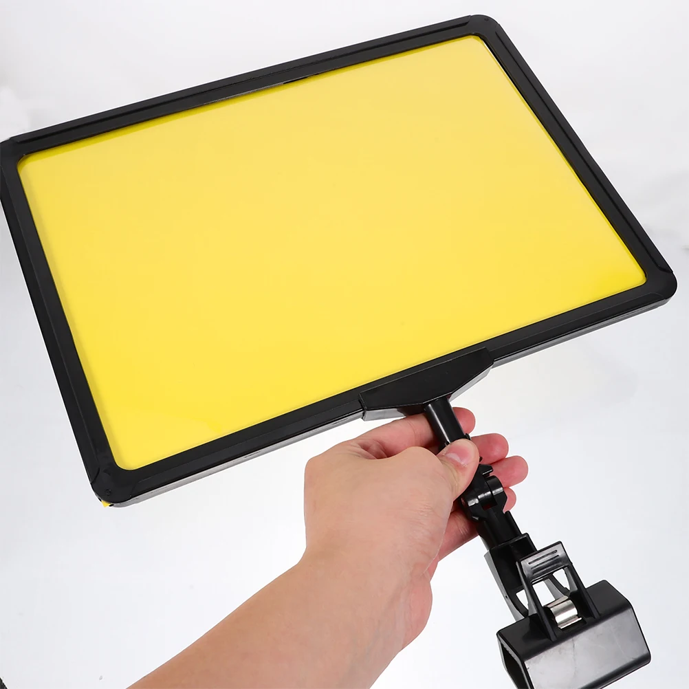 Price Tag A5 Black Frame Yellow Paper Stand Clip Design Suitable Shelves Supermarket Board Advertising Signs Display
Price Tag A5 Black Frame Yellow Paper Stand Clip Design Suitable Shelves Supermarket Board Advertising Signs Display