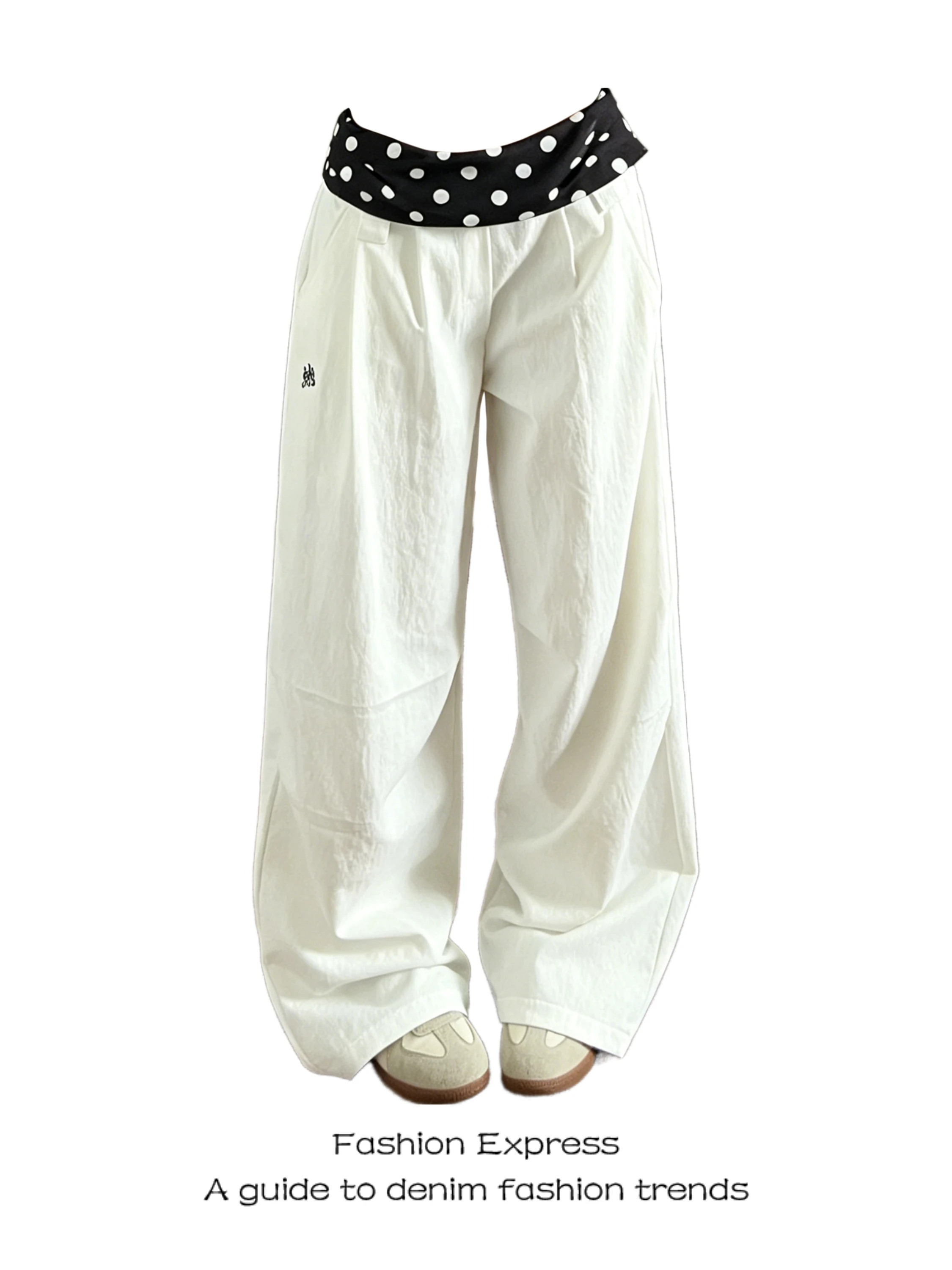Polka Dot High Waist Jazz Dance Wide Leg Pants Women's Style American Splice Color Collision Pleated Knife New 2026
Polka Dot High Waist Jazz Dance Wide Leg Pants Women's Style American Splice Color Collision Pleated Knife New 2026