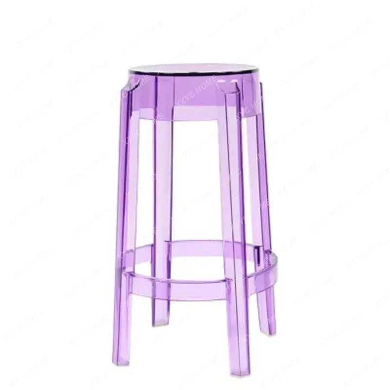 Fashion Transparent Acrylic Bar Stool Crystal High Stool Fashion Round Stool Modern Simple Plastic Bar Chair
Fashion Transparent Acrylic Bar Stool Crystal High Stool Fashion Round Stool Modern Simple Plastic Bar Chair