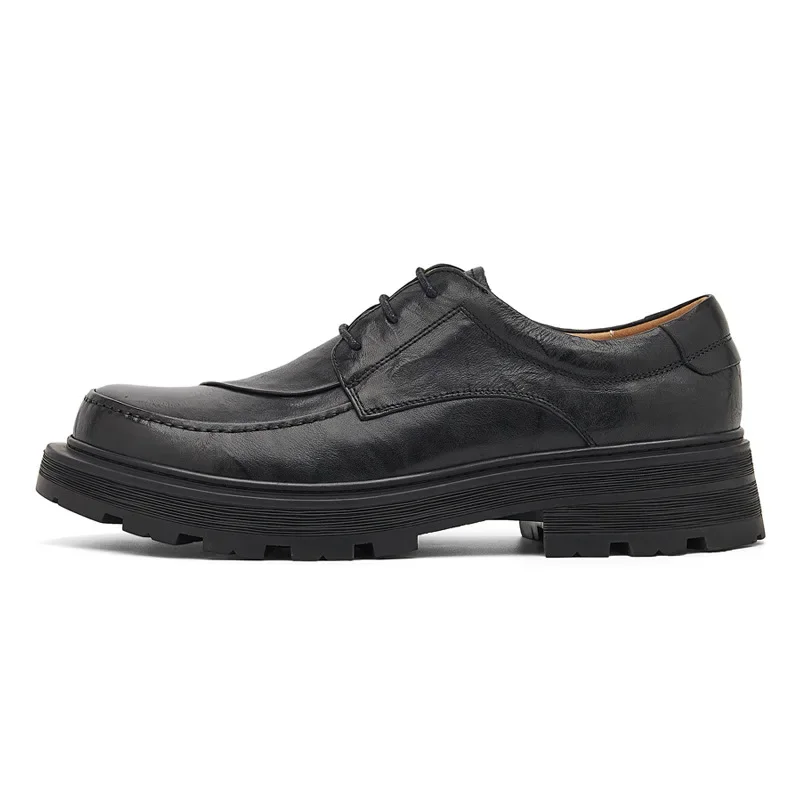 New Thick Soled Men's Shoes Fashion Trend Casual Leather Shoes Versatile Black Round Head Height Boosting Work Shoes for Men
New Thick Soled Men's Shoes Fashion Trend Casual Leather Shoes Versatile Black Round Head Height Boosting Work Shoes for Men