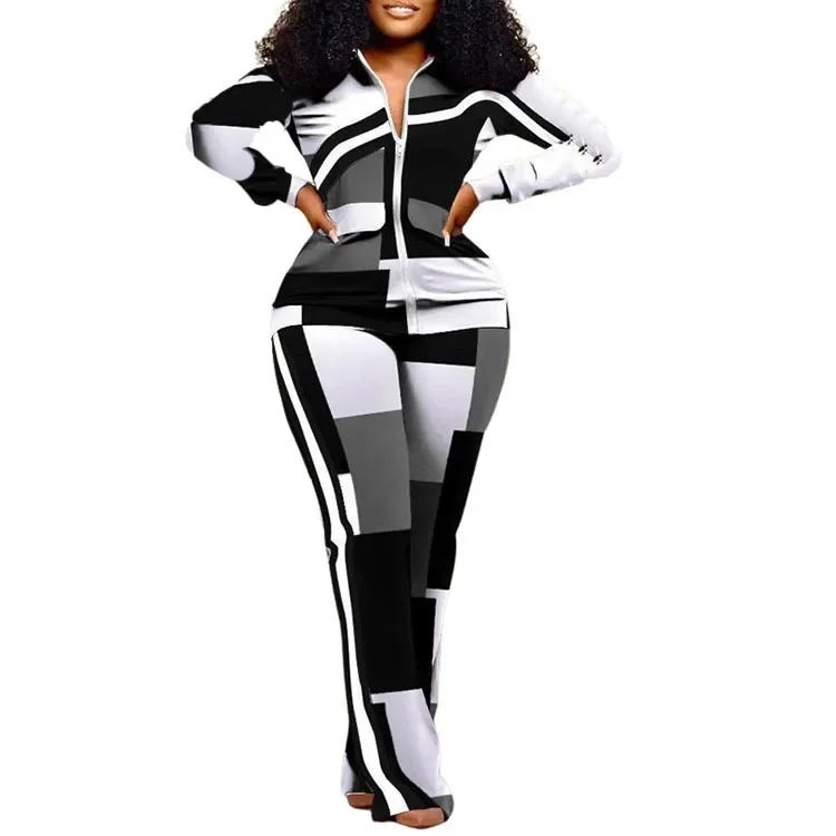 Women's Fashion Sports Style Suits 2025 Spring Summer Latest Retro Simple Long Sleeved Zipper Slim Fit High Waisted Pants Set
Women's Fashion Sports Style Suits 2025 Spring Summer Latest Retro Simple Long Sleeved Zipper Slim Fit High Waisted Pants Set