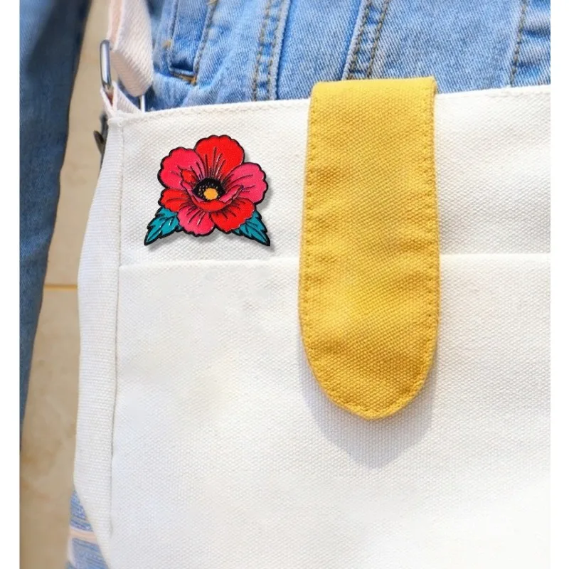 Unisex Poppy Flower Brooch Beautiful Fashion Alloy Pin Badge DIY Clothes Bags Shoes Scarf Tshirt Jeans Decoration
Unisex Poppy Flower Brooch Beautiful Fashion Alloy Pin Badge DIY Clothes Bags Shoes Scarf Tshirt Jeans Decoration