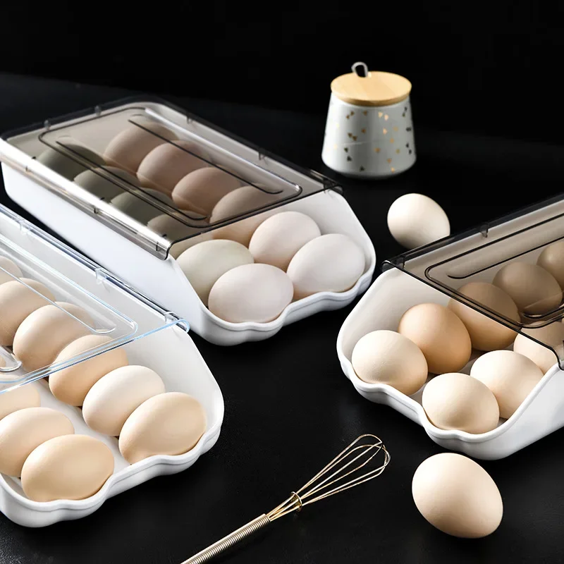 Egg Storage Box Rolling Anti-squeeze Refrigerator Multi-layer Storage Container for Food Ingredients
Egg Storage Box Rolling Anti-squeeze Refrigerator Multi-layer Storage Container for Food Ingredients