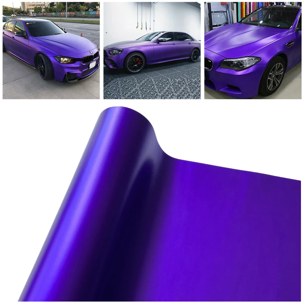 Purple Satin Matte Chrome Vinyl Car Wrap Film Air Bubble Free for Vehicle Motorcycle Bike
Purple Satin Matte Chrome Vinyl Car Wrap Film Air Bubble Free for Vehicle Motorcycle Bike