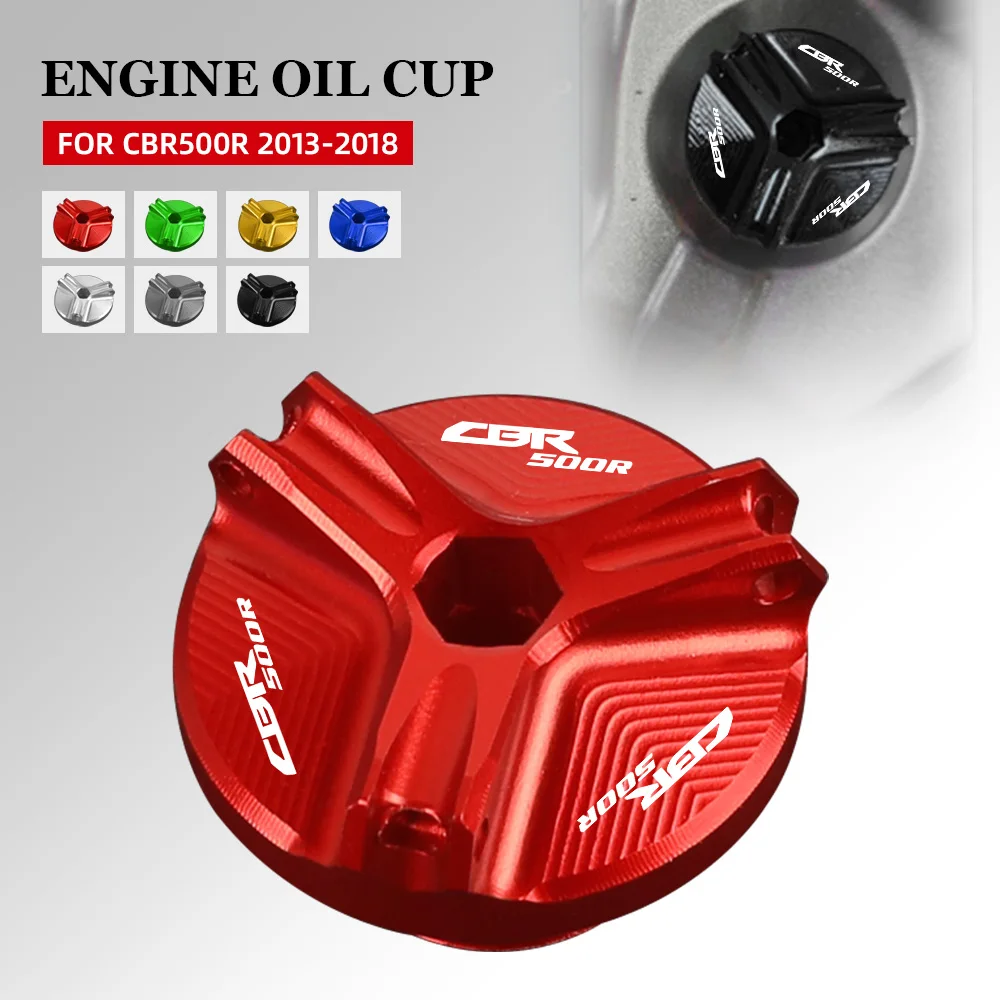 Motorcycle CNC Engine Oil Filter Cup Plug Cover Screw Engine Oil CUP FOR HONDA CBR500R CBR 500R 2013 2014 2015 2016 2017 2018
Motorcycle CNC Engine Oil Filter Cup Plug Cover Screw Engine Oil CUP FOR HONDA CBR500R CBR 500R 2013 2014 2015 2016 2017 2018