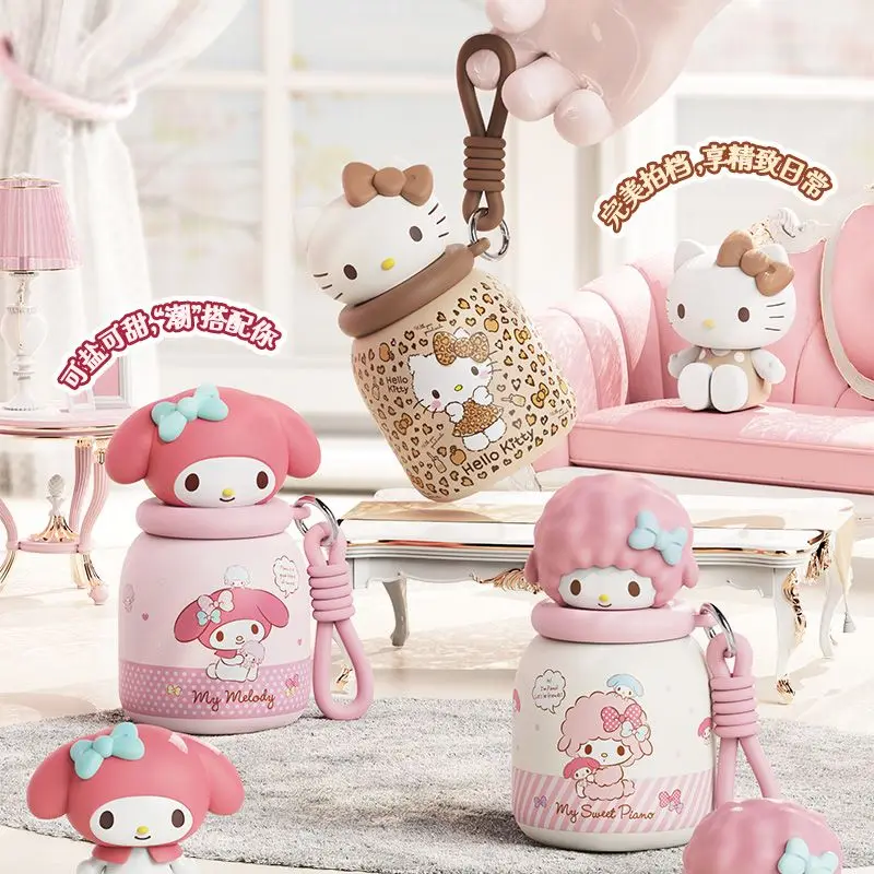 Cute Sanrio My Melody Kuromi Water Bottle 316 Stainless Steel Thermal Flask Portable Drinking Cup For Travel Outdoor Sports
Cute Sanrio My Melody Kuromi Water Bottle 316 Stainless Steel Thermal Flask Portable Drinking Cup For Travel Outdoor Sports