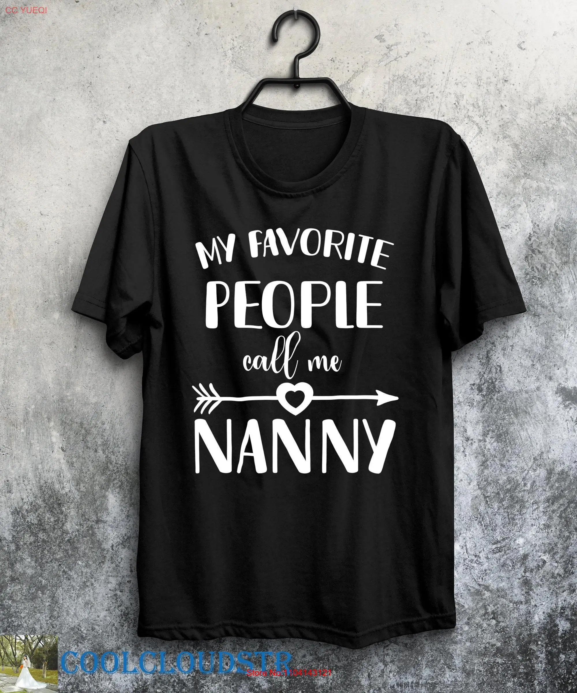 Grandma T Shirt My Favorite People Call Me Nanny For Grandmother long or short sleeves
Grandma T Shirt My Favorite People Call Me Nanny For Grandmother long or short sleeves