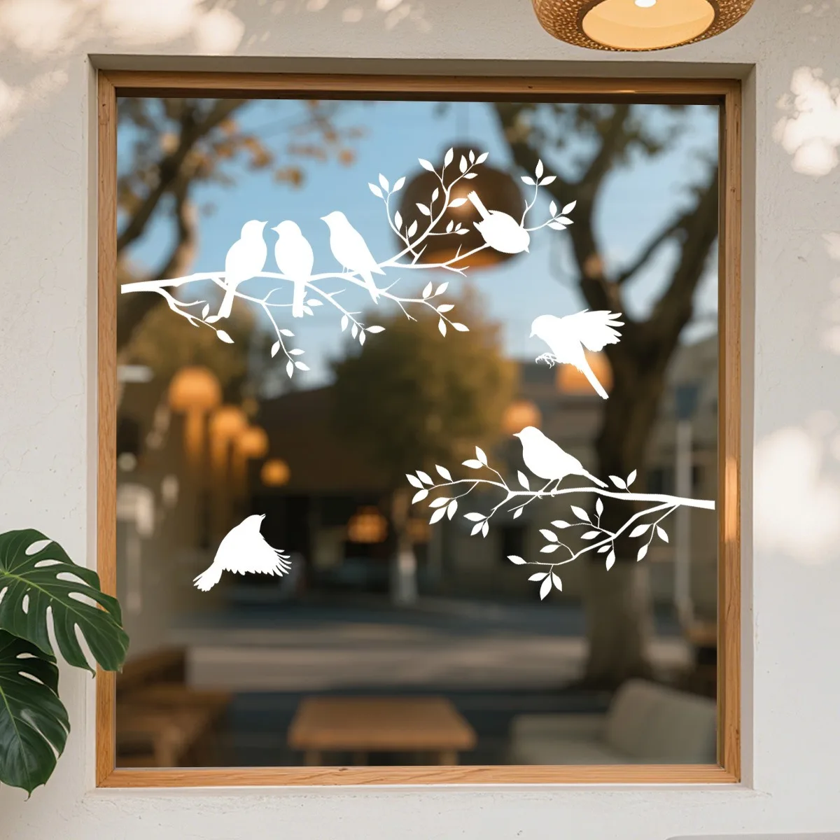 Spring Static Stickers White Line Branch Bird Window Decal Living Room Bedroom Wall Glass Decoration
Spring Static Stickers White Line Branch Bird Window Decal Living Room Bedroom Wall Glass Decoration