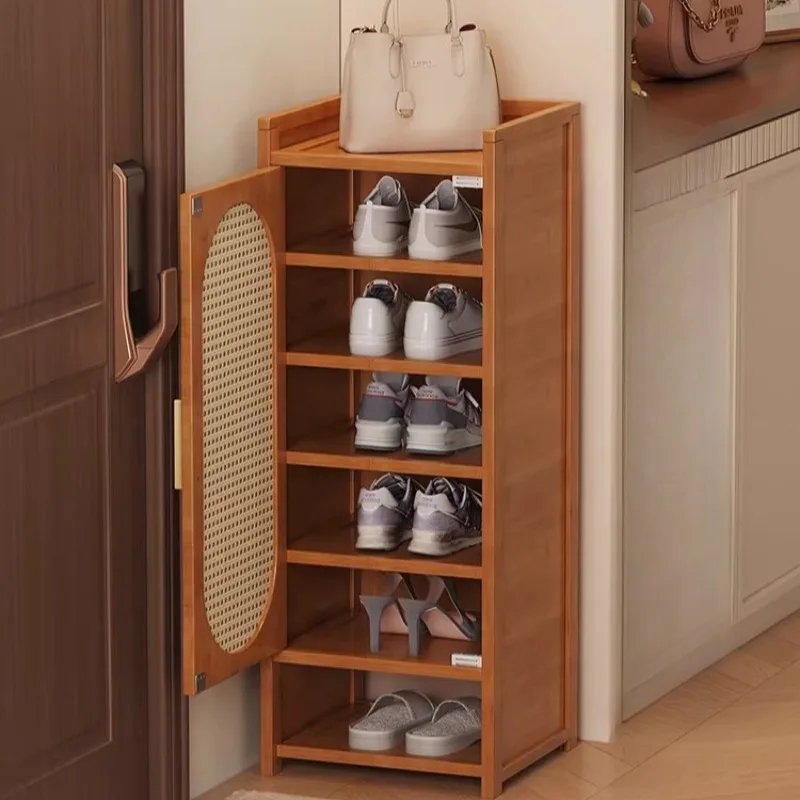 Многоярусный бамбуковый шкаф для обуви со съемными полками, складной органайзер для прихожей, компактная современная обувница
Многоярусный бамбуковый шкаф для обуви со съемными полками, складной органайзер для прихожей, компактная современная обувница