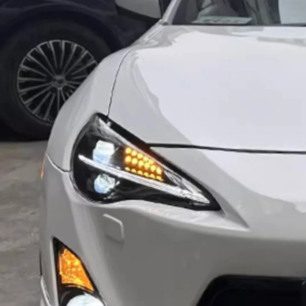 Автомобильные передние фонари для Toyota GT86 Subaru BRZ 2012-2020, светодиодные автомобильные фары в сборе, обновленные аксессуары с динамическими бифокальными линзами
Автомобильные передние фонари для Toyota GT86 Subaru BRZ 2012-2020, светодиодные автомобильные фары в сборе, обновленные аксессуары с динамическими бифокальными линзами